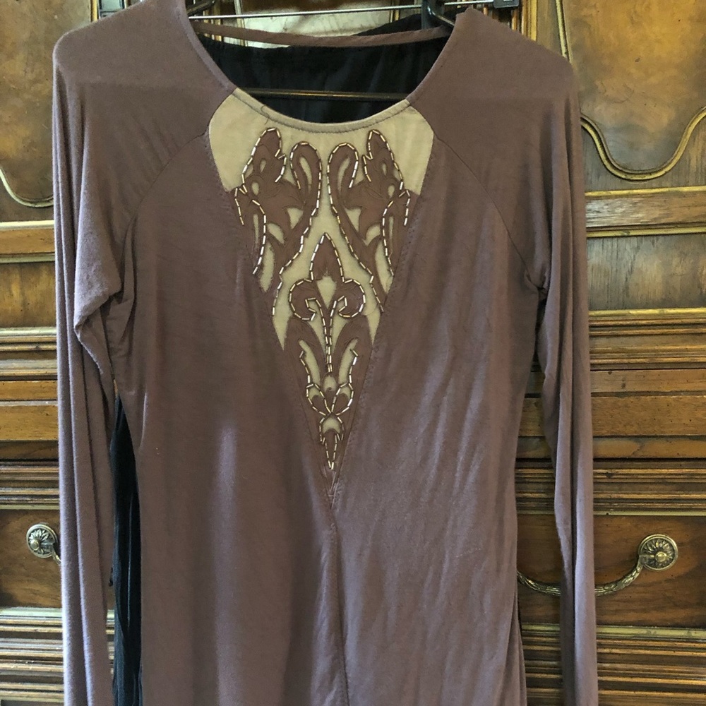 BKE Boutique Long Sleeve Dress Top